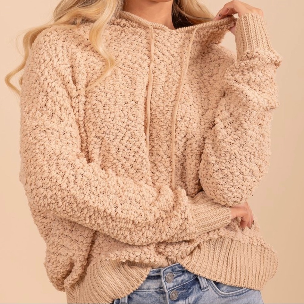 Women’s Popcorn Knit Hoodie